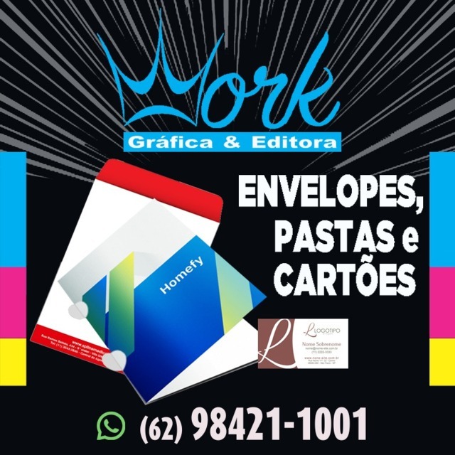 Envelopes, Pastas e Cartões